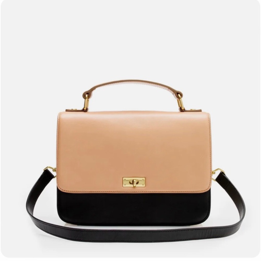 J Crew Tri-Color Edie Purse